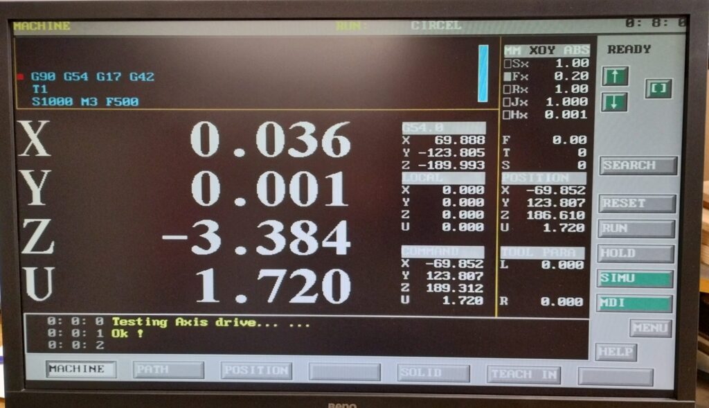 Dyna Myte DM1007 CNC external monitor Ropa Engineering